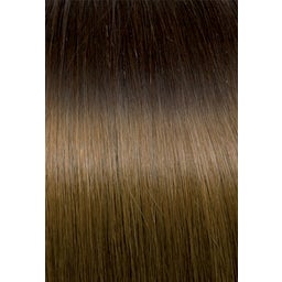 Seiseta Sticker Tape-In Extensions Ombré 40/45cm - 4/14O Kastanjebrun/Ljus guld-kopparblond