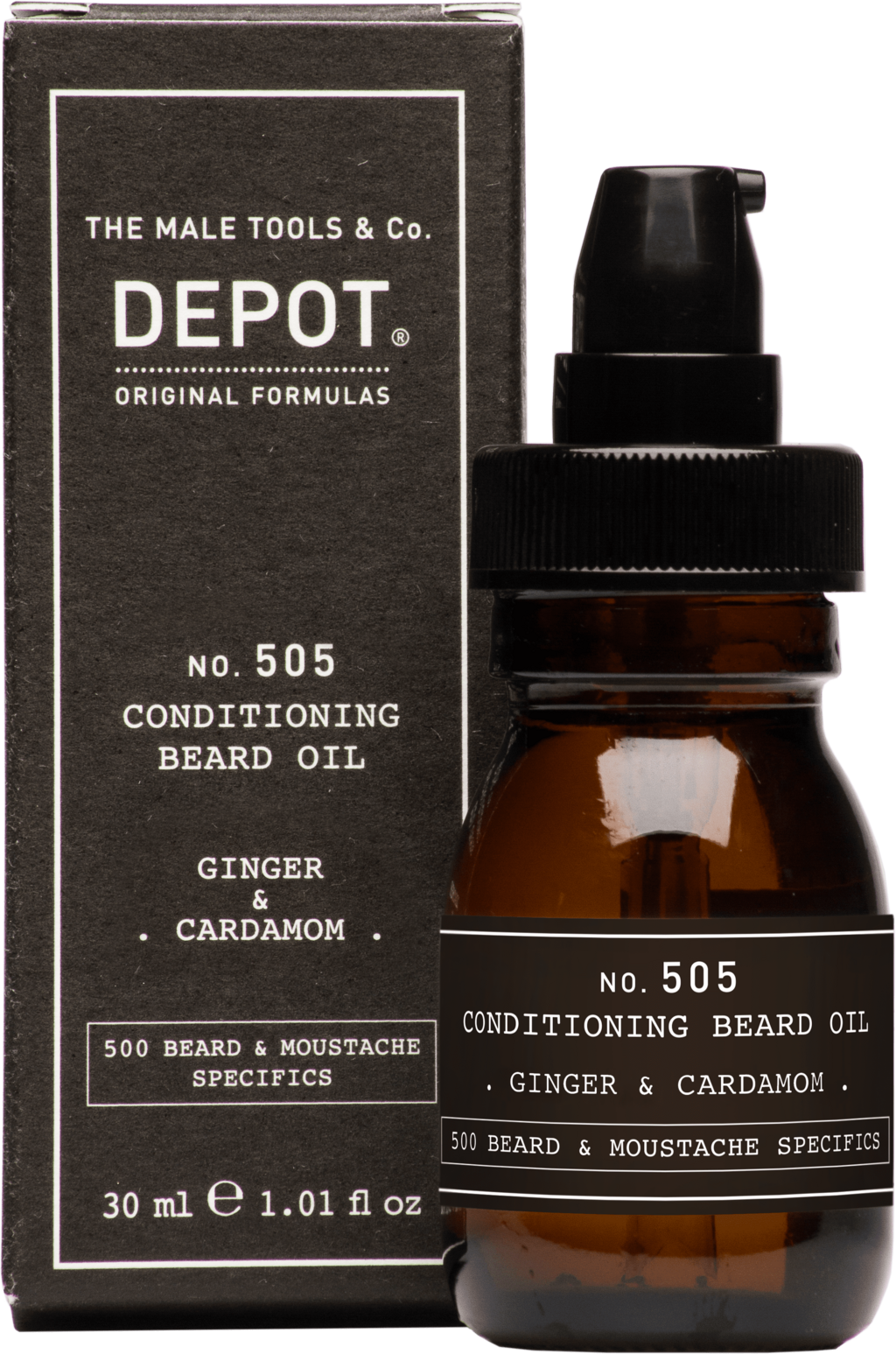 N° 505 Conditioning Beard Oil - Ginger & Cardamon - 30 ml