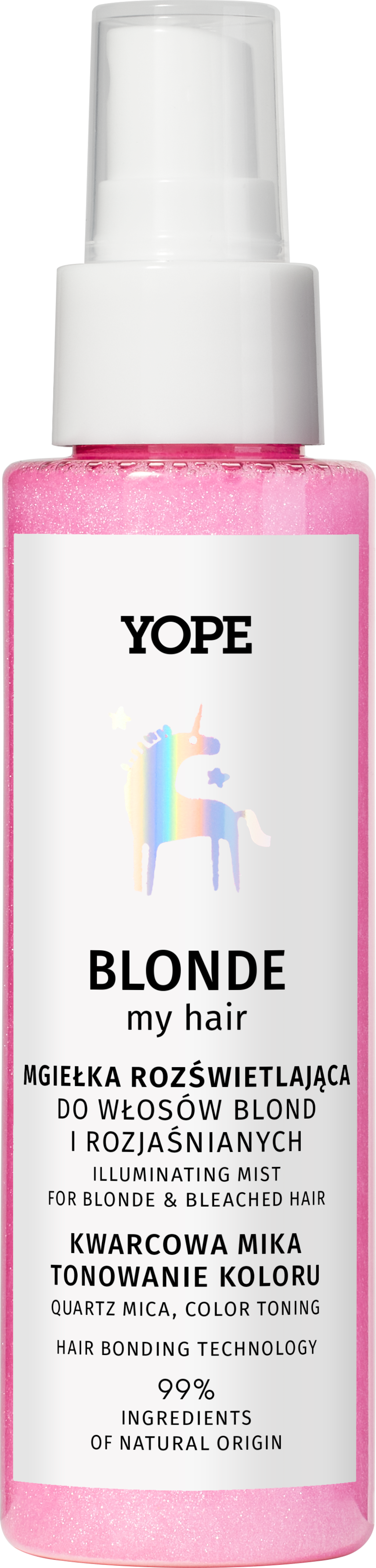 YOPE Blonde My Hair Illuminating Mist Quartz