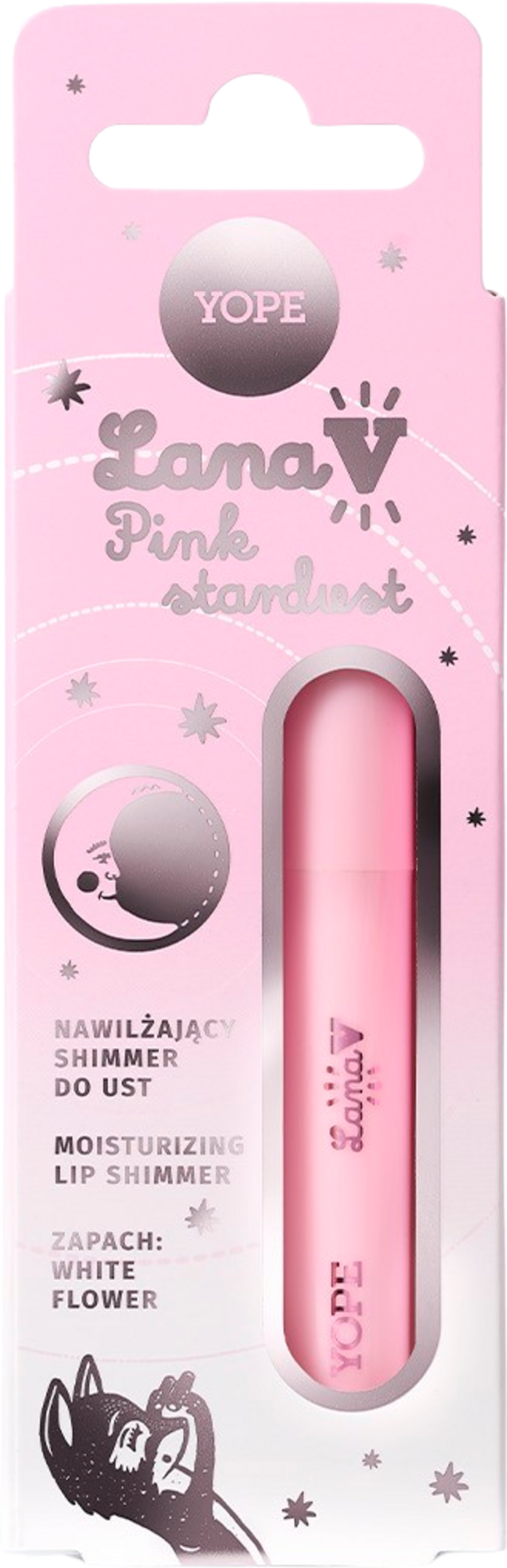 YOPE Lana V Pink Stardust Lip Shimmer