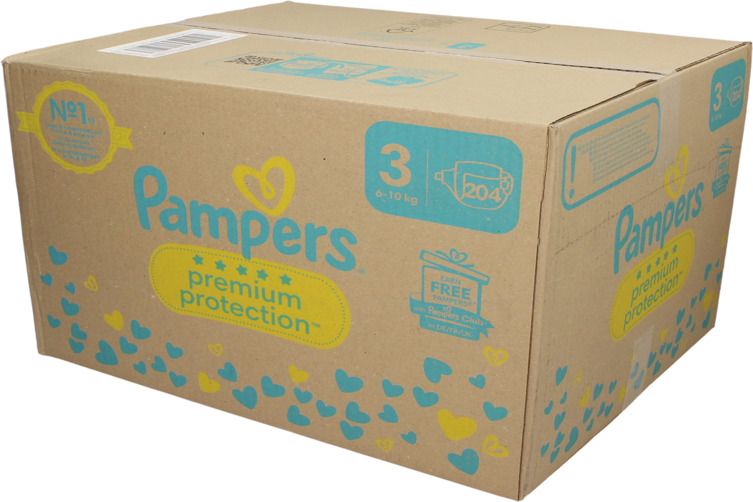 Pampers Premium Protection Luiers, Maat 3