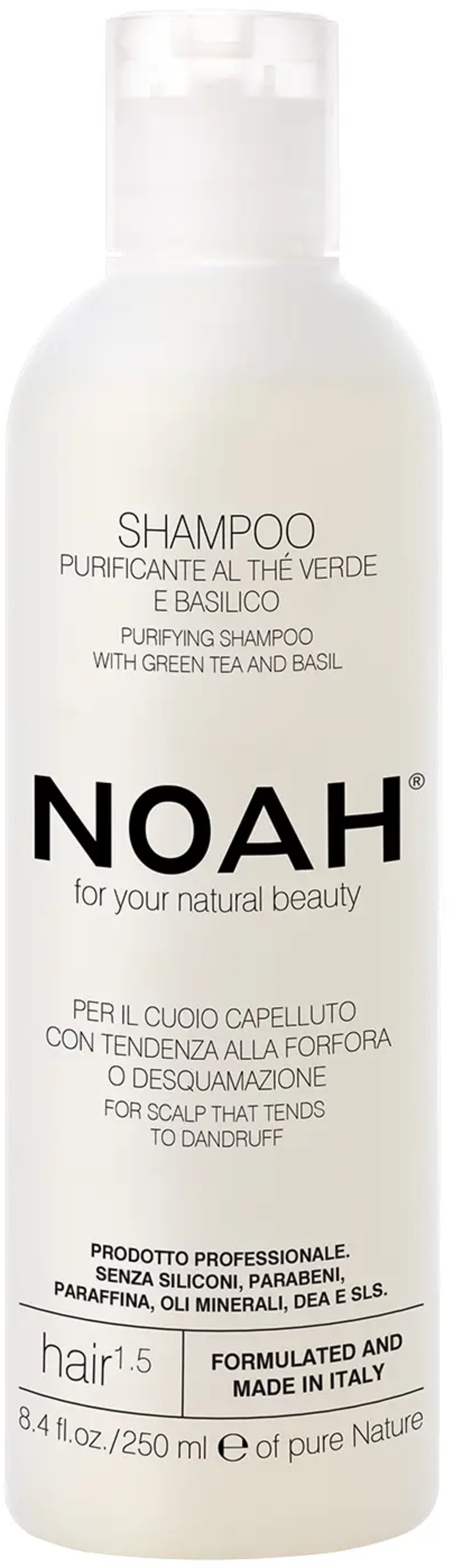Zuiverende Shampoo met Groene Thee & Basilicum