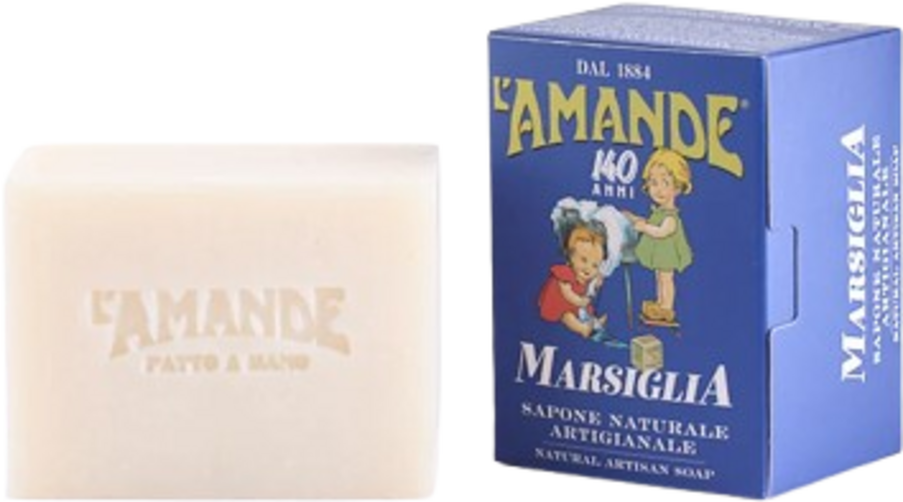 L'Amande Sapone Naturale Artigianale - Marsiglia - 300 g