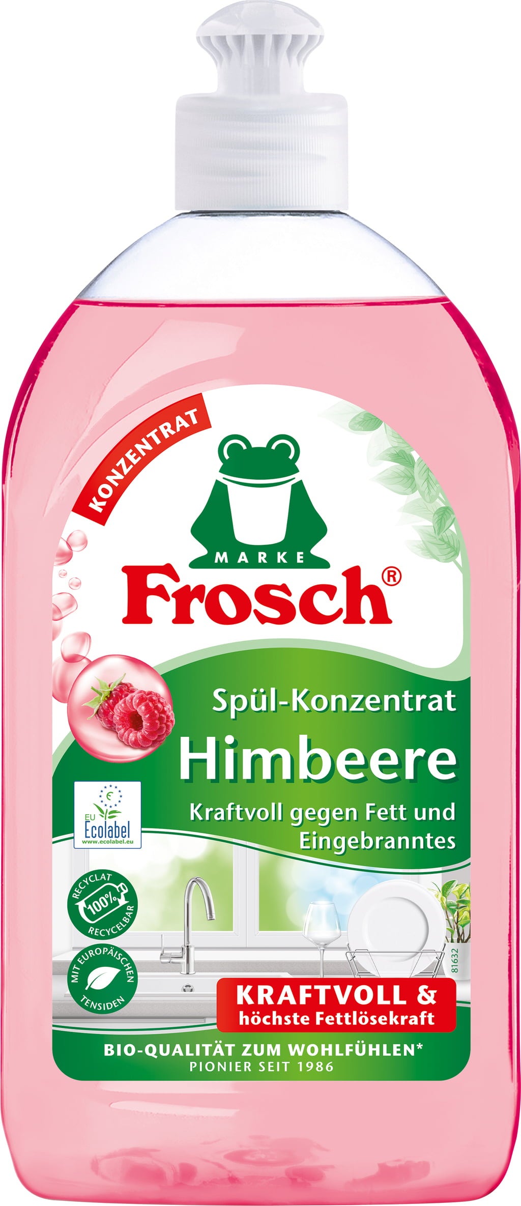 Frosch Raspberry Washing Up Concentrate