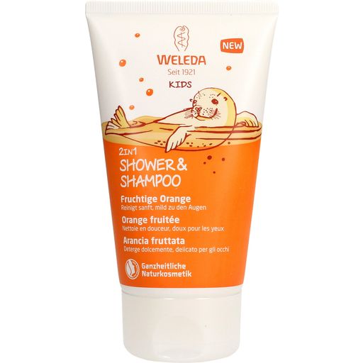 KIDS 2 em 1 Shampoo e Gel de Duche Laranja Frutal - 150 ml