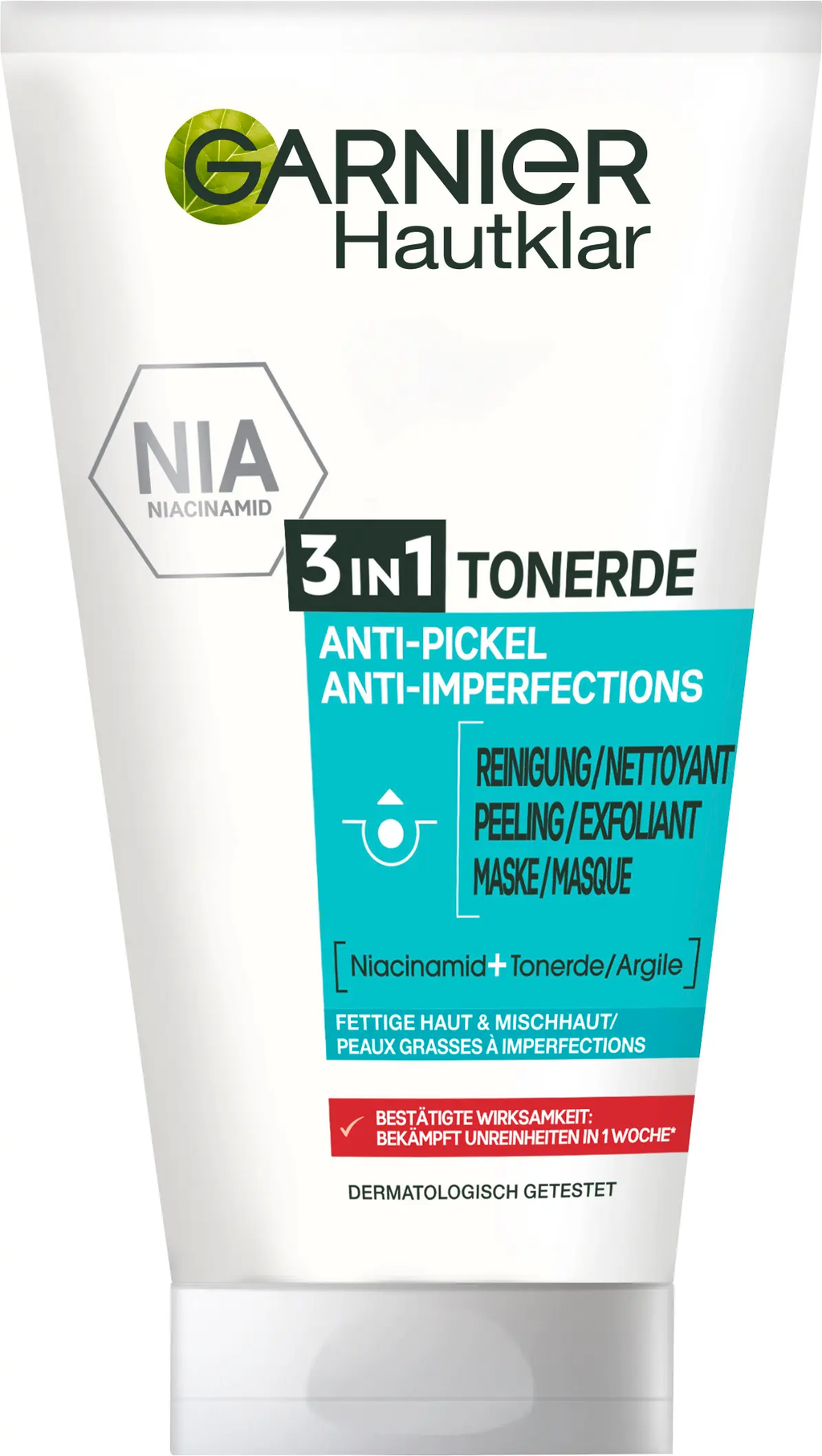 Pure Active - Detergente Scrub Maschera Anti-Brufoli 3 in 1