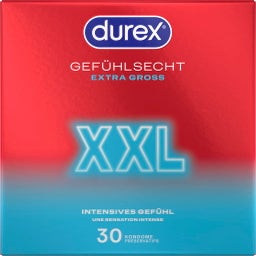 Durex Kondome Gefühlsecht XXL - 30 Stk