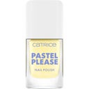 Catrice Vernis Pastell Please - 030 - Sunny Honey en jaune clair