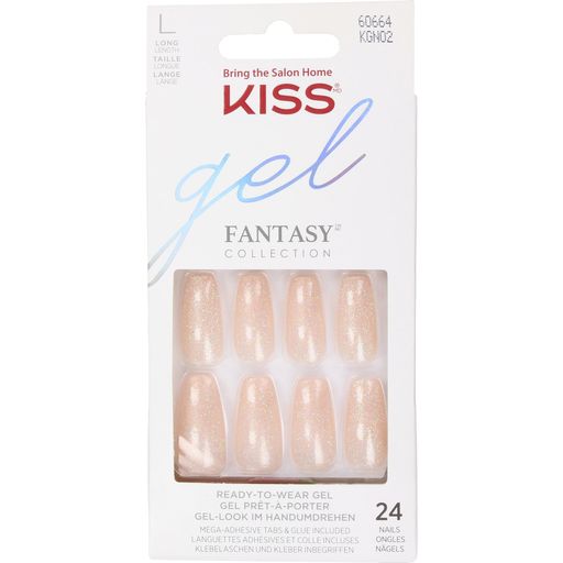 KISS Gel Fantasy Nails- Rock Candy - shimmer