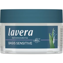lavera Basis Sensitiv Verzachtende Nachtcrème - 50 ml