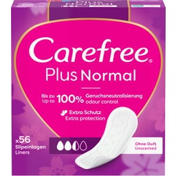 Carefree Slipeinlagen Plus Normal ohne Duft - 56 Stk
