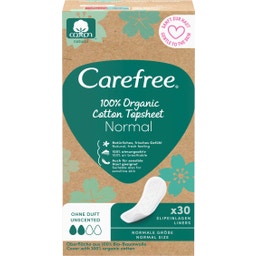 Carefree Slipeinlagen Organic Cotton Normal - 30 Stk