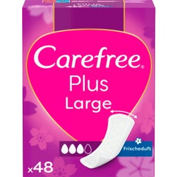 Carefree Plus Large Slipeinlagen mit Frischeduft - 48 Stk
