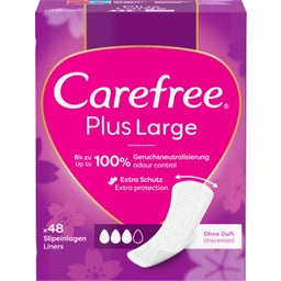 Carefree Plus Large Slipeinlagen ohne Duft - 48 Stk