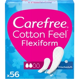 Slipeinlagen Cotton Feel Flexiform mit Frischeduft - 56 Stk