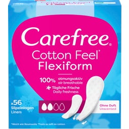 Slipeinlagen Cotton Feel Flexiform Normal - 56 Stk