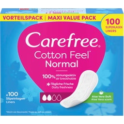 Slipeinlagen Cotton Feel Normal mit Aloe Vera Duft - 100 Stk