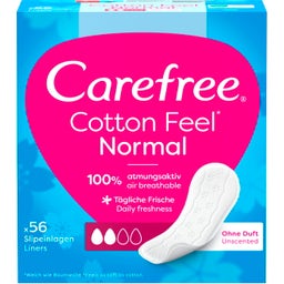 Slipeinlagen Cotton Feel Normal ohne Duft - 56 Stk