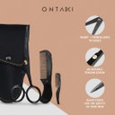 Premium Beard & Mustache Scissors - German Steel - black - 5