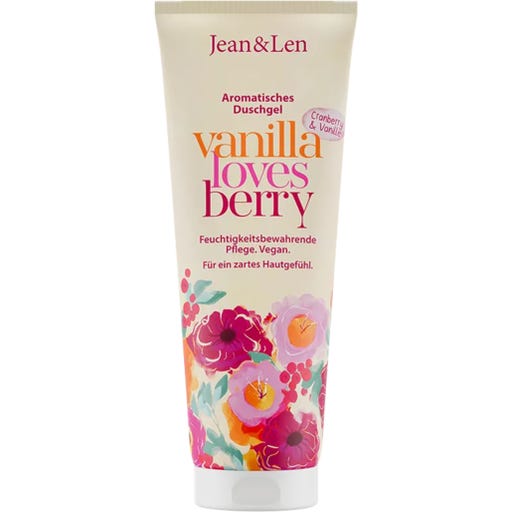 Jean&Len Cranberry/Vanilla Invigorating Shower Gel, 250 ml - oh feliz