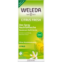 Weleda Citrus 24h Deo Spray wkład - Op. uzupełniające, 200 ml