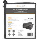 Microfibre Cleaning Cloths 35 x 40 cm Set - 6 Pcs