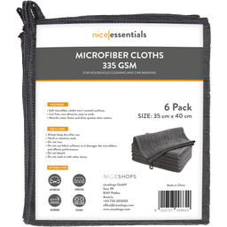 Microfibre Cleaning Cloths 35 x 40 cm Set - 6 Pcs