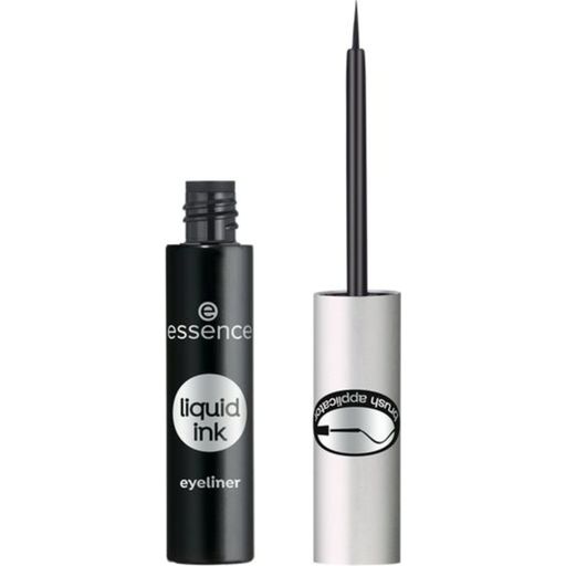 essence liquid ink eyeliner - Zwart