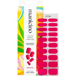 Manicino UV Gel Nail Strips - Magenta