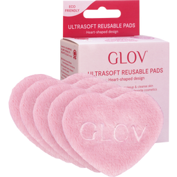 GLOV Heart Shaped Ultrasoft Reusable Pads - 5 Stk