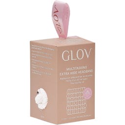 GLOV Zelo širok trak za lase - White