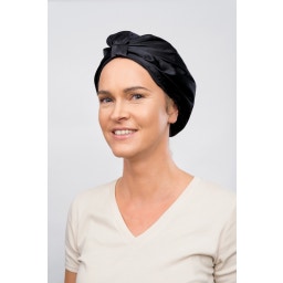GLOV Anti-Frizz Satin Hair Bonnet - Black