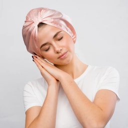 GLOV Anti-Frizz Satin Hair Bonnet - Black