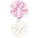 GLOV Scrunchies 2 Pack M - White/Pink