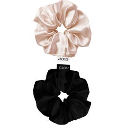 GLOV Scrunchies 2 Pack M - Champagne/Black