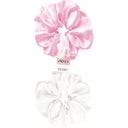 GLOV Scrunchies 2 Pack S - White/Pink