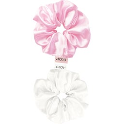 GLOV Scrunchies 2 Pack S - White/Pink