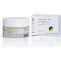 Kia-Charlotta Vegan Natural Nail Polish Remover Pads - 40 Unidades