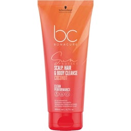 Bonacure Clean Performance Sun Protect Coconut 3-in-1 Scalp, Hair & Body Cleanse - 200 ml