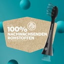 happybrush Eco VIBE 3+ Aufsteckbürsten AllBlack - 3 Stk