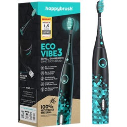 Brosse à Dents Sonique ECO VIBE 3 - Noir et Menthe - 1 pcs