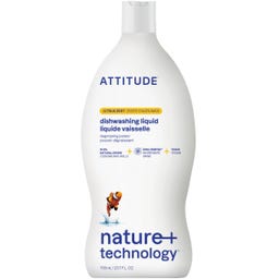 ATTITUDE Vloeibaar afwasmiddel - Citroenschil - 700 ml