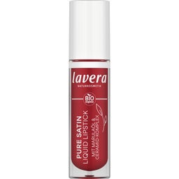 lavera Batom líquido Pure Satin - Poppy Red 01