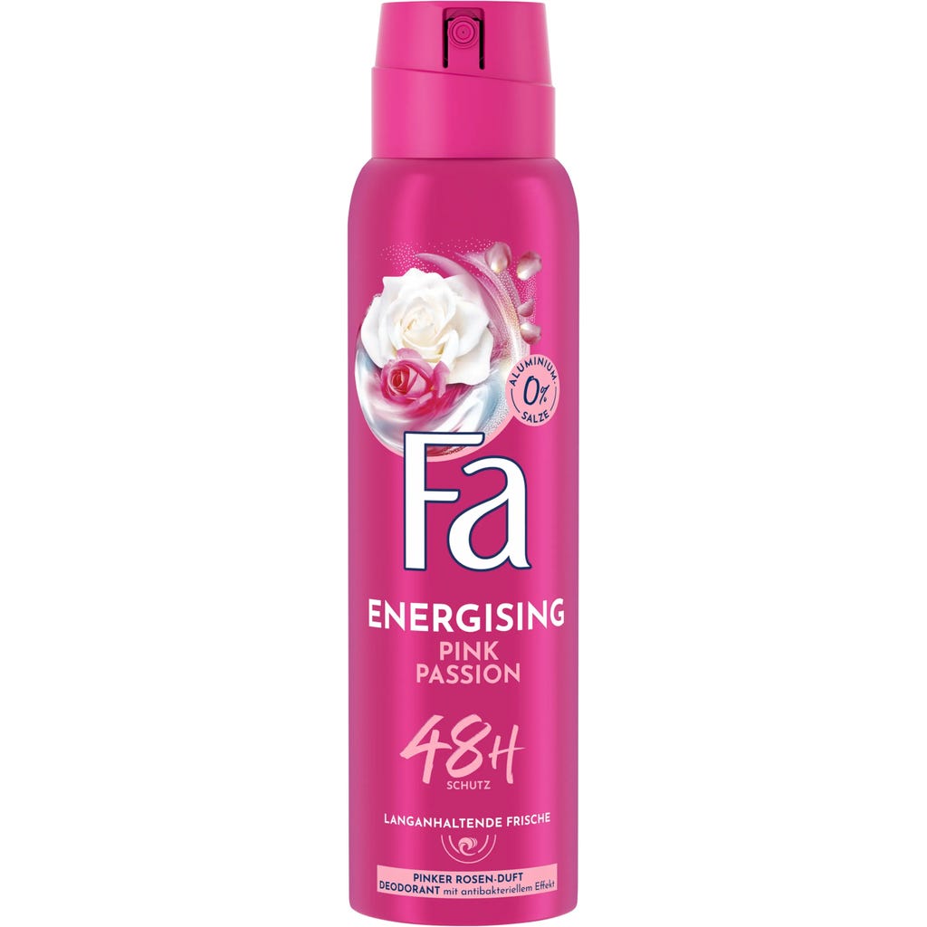 Fa ENERGISING Pink Passion Deodorant Spray, 150 ml - oh feliz International  Online Shop