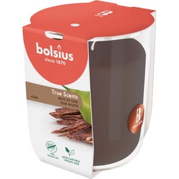 bolsius True Scents Doftljus, litet - Oud Wood