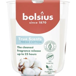 bolsius True Scents - Vela Perfumada Pequena - Algodão fresco