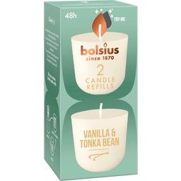 CleanLight Navulbare Geurkaars ScentMax - 2 stuks - Vanilla & Tonka Bean