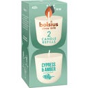 CleanLight ScentMax utántöltő gyertyák, 2 db-os csomag - Ciprus és borostyán