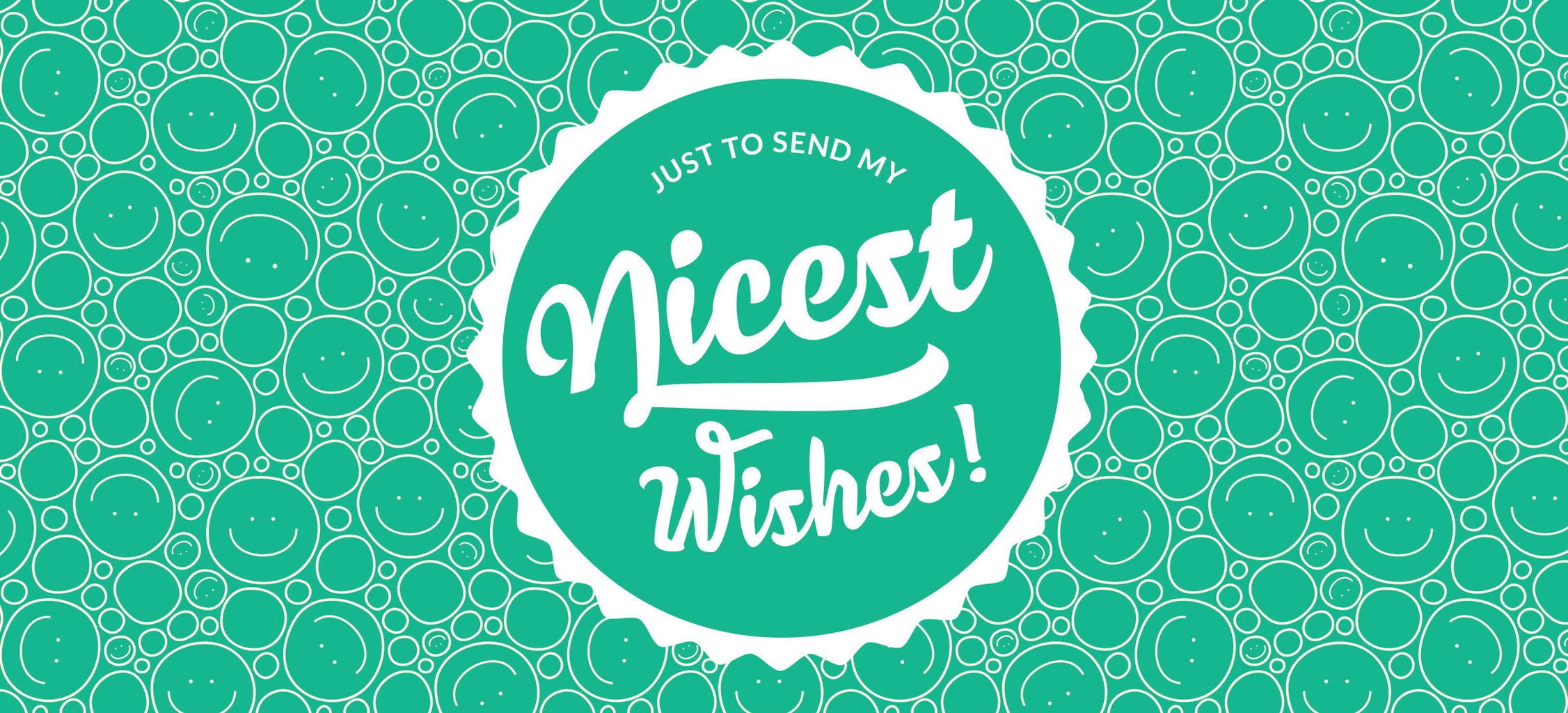 oh feliz "Nicest Wishes!" - Cadeaukaart