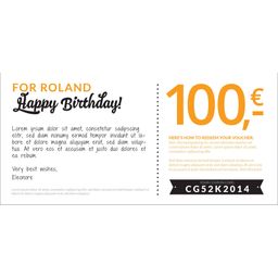Nice Birthday - Buono Regalo Stampato su Carta Riciclata - Nice Birthday - Buono Regalo